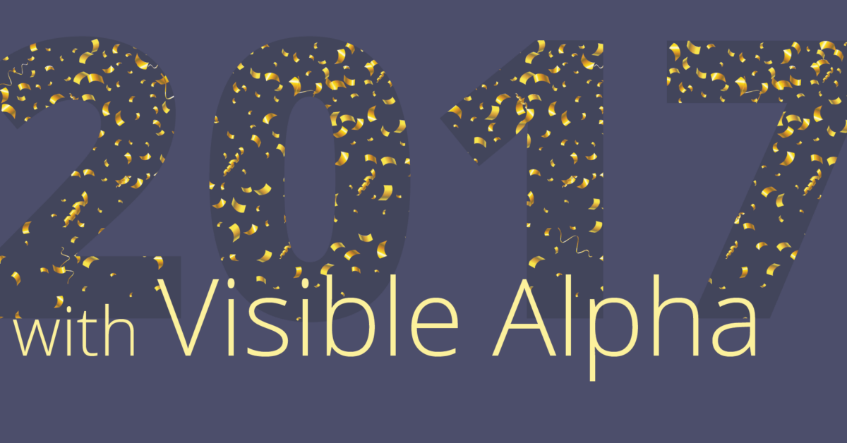 Visible Alpha: The Year In Review And The Year Ahead