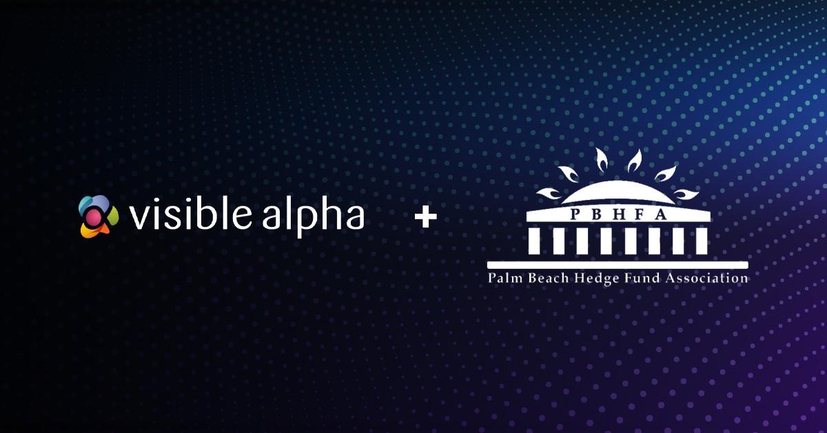 The Palm Beach Hedge Fund Association Announces A Strategic Partnership With Visible Alpha
