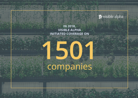 1,501 New Companies On Visible Alpha Insights