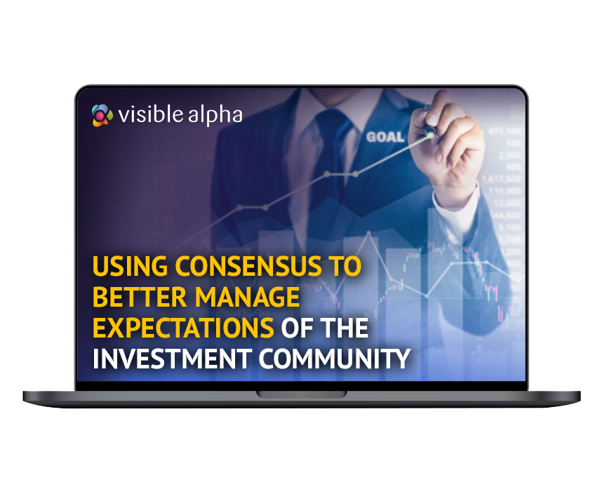 Using Consensus to Better Manage Expectations of the Investment Community